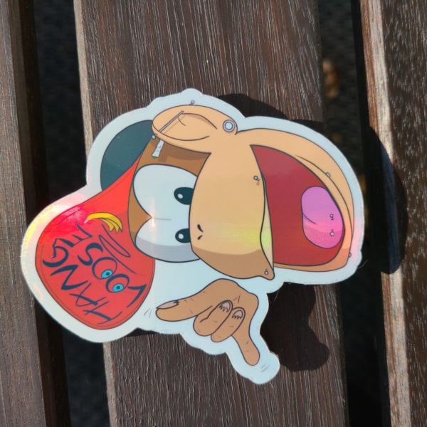 Chilly Kong Die Cut Sticker