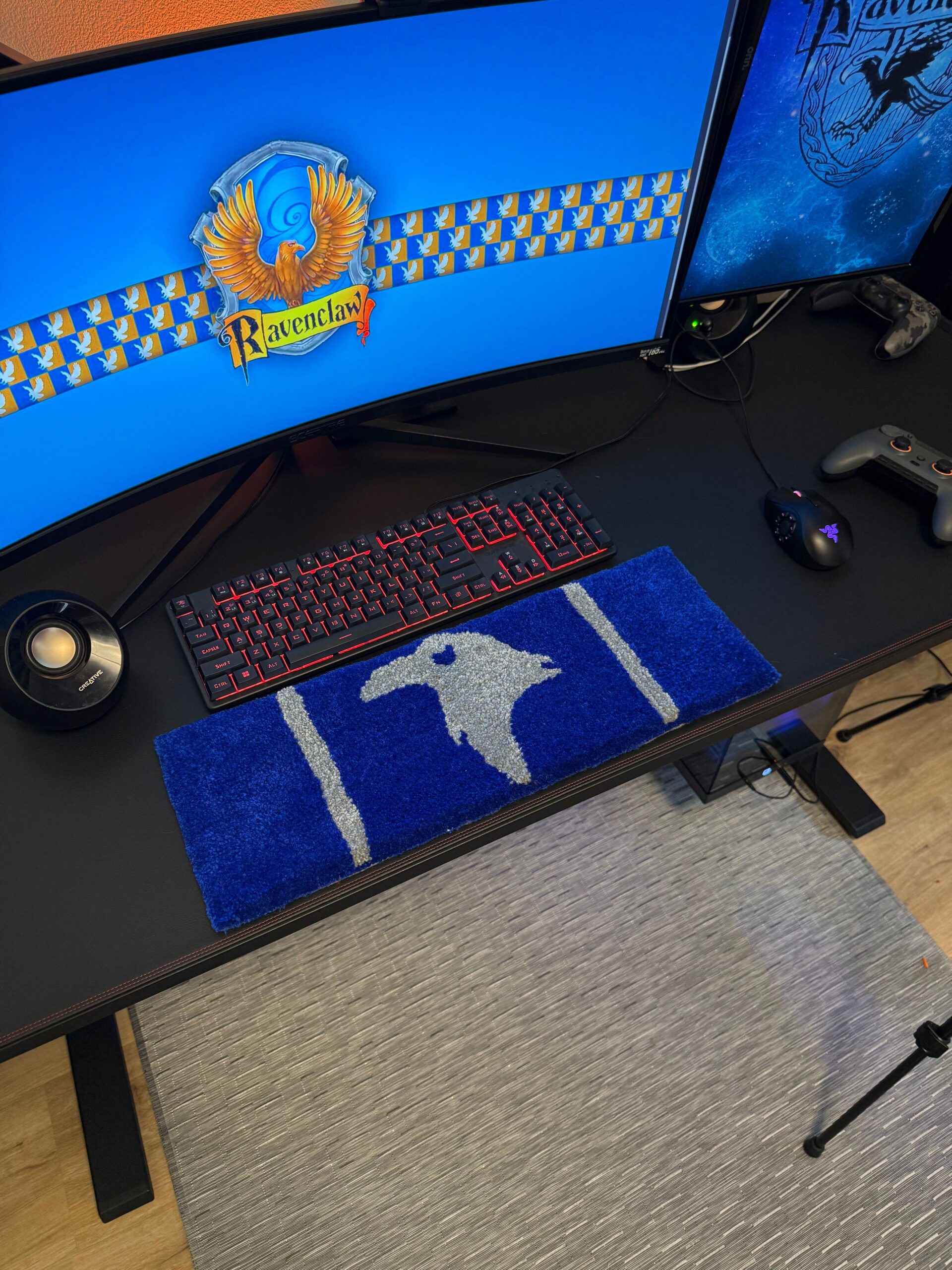 20" Ravenclaw House Keyboard Rug