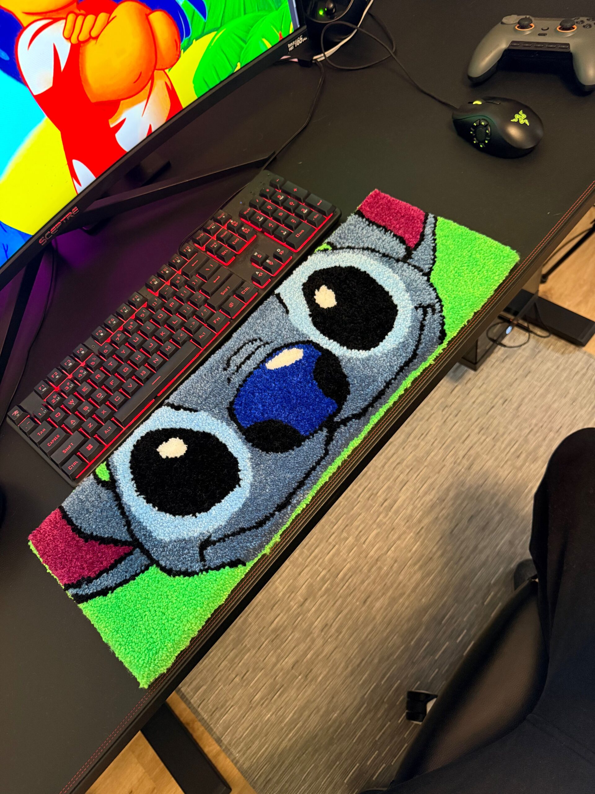 20" Stitch Keyboard Rug