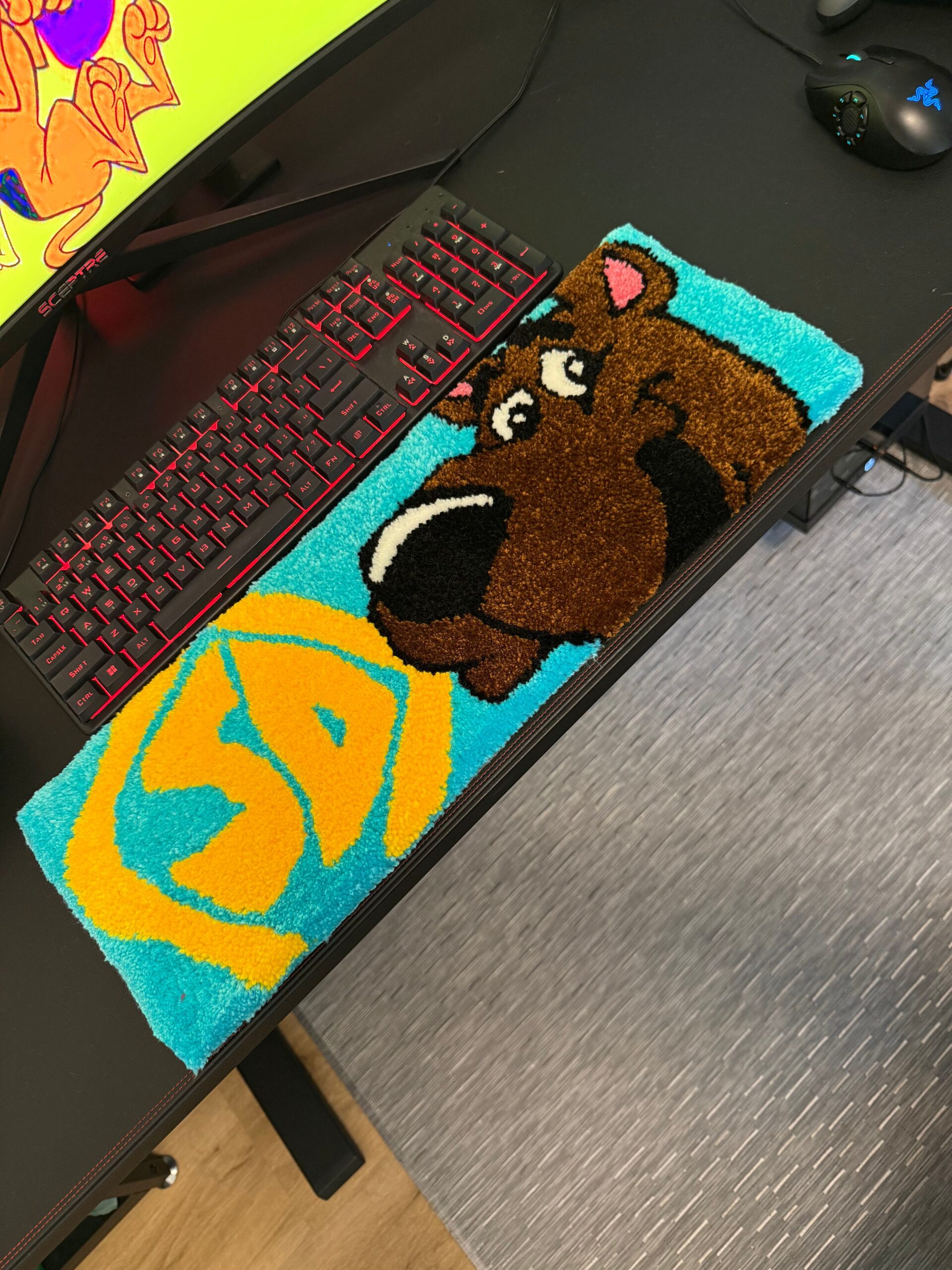 20" Scoob Keyboard Rug